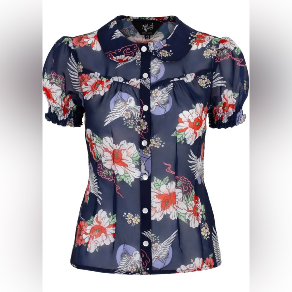EUC Hellbunny Misa Blouse UK20/US16 3X Sold Out!